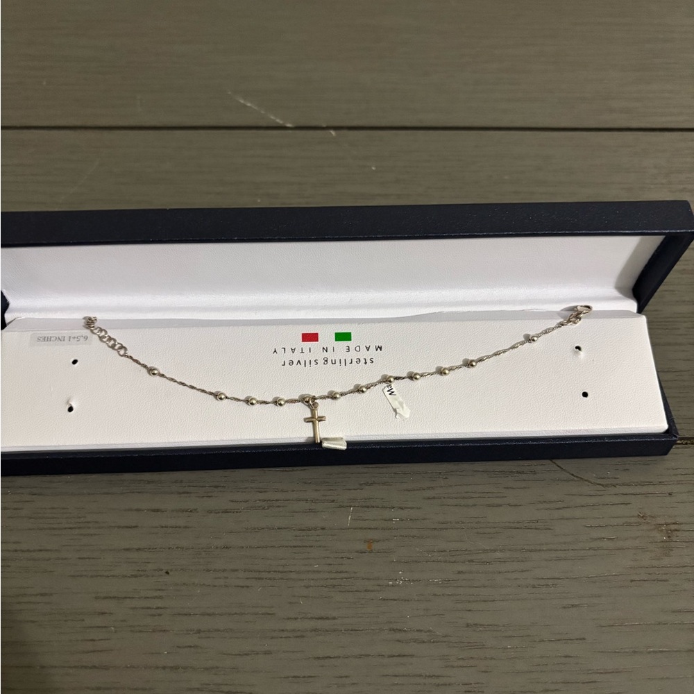 Elegant Silver Necklace with Charms